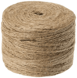 Rayher Hobby Rayher 4200331 Jutegarn, 3fach, 3,5 mm ø, Spule 280 m, Farbe natur, Jute-Schnur, Bindegarn, Bindeschnur, Dekokordel, Jutekordel