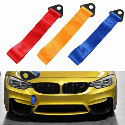Abschleppschlaufe, Abschleppseil für Rennwagen, Zugseil Rennwagen, Nylon Abschleppseile, Racing-Abschleppgurt, Racing Auto Anhänger Seil, für Stoßstangen Vorne und Hinten, 3 Stück