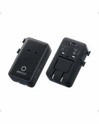 Anker Nano Reiseadapter Weltweit, Universal Reiseadapter mit 4X USB, 2X USB C, 2X USB A und 1x AC, Steckdosenadapter für Deutschland USA England, einsetzbar in über 200 Ländern, ideal für Reisen