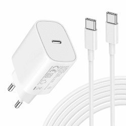 25W USB C Ladegerät Ladekabel für Samsung Galaxy S25 S24 S23 S22 S21 S20fe S10 S9 S8 A55 5g A54 A53 A52 A51 A50 A33 A13 A12,Schnellladegerät mit Typ C Schnellladekabel 2m,Fast Charger Adapter Netzteil
