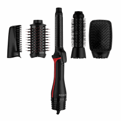 REVLON 5-in-1 One-StepTM-Haartrockner und Multi-Styler (abnehmbare Köpfe, Lockenaufsatz, Trockner, Volumiser, Styler, Formgeber). RVDR5370
