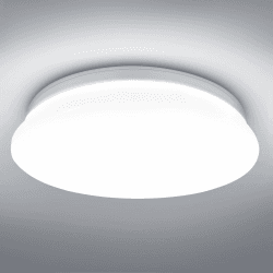 Lepro Deckenlampe 12W, LED Deckenleuchte Bad 950LM Ø26cm 5000K für Badezimmer Flur Küche Wohnzimmer Schlafzimmer Balkon Licht, Rund Kaltweiß Badezimmerlampe, LED Panel Flach Lampe, IP20 Badlampe