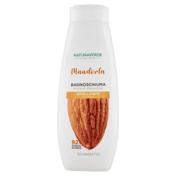 Naturaverde | Natural Beauty - Duschgel Mandel, Beruhigend, Duschgel Familie, Männer, Frauen, Körperseife