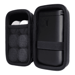 Khanka Tasche für etikettendrucker Portable Wireless Connection, lablemaschine, Case Only für D11 Schwarz
