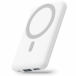 Yiisonger Magsafe Powerbank 10000mAh, Magnetische Wireless Powerbank, Externer Akku mit USB-C Ladekabel und LED-Display, 22.5W PD Schnelles Laden, Kompatibel mit iPhone 16/15/14/13/12/Pro/Pro Max/Plus