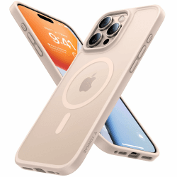 TORRAS Guardian-Mag für iPhone 16 Pro Hülle für MagSafe Zertifizierte Militärschutz und Magnetkraft Handyhülle iPhone 16 Pro Case Stoßfest Kratzfest Schutzhülle Cover Edle Matt Gold