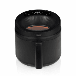 Princess Cyclone Vision Airfryer 5L – mit Sichtfenster – spülmaschinenfeste Teile – Antihaftbeschichtung – 8 voreingestellte Kochprogramme – 1500 W – 01.182270.01.001