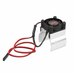 Keenso RC Car Motor Kühlkörper, Legierung 540/545/550 Motorkühler mit einzelnem Lüfter für 1/10 RC Hobby Modellauto