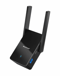 BrosTrend AX3000 WiFi 6 WLAN Bridge, Universal WLAN zu LAN Adapter Gigabit Port, Dual Band 2402Mbit/s 5GHz & 574Mbit/s 2.4GHz, Wireless WLAN LAN Adapter für Drucker, TV, Computer, Xbox, Spielkonsole