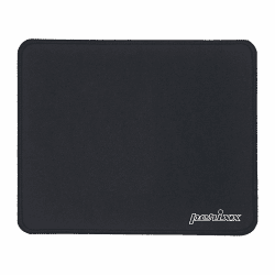 Perixx DX-1000L, Gaming Mauspad - Abmessung 320x270x2mm - Anti-Rutsch-Funktion durch gummierte Unterseite - Oberfläche aus besonders behandeltem Strukturgewebe - schwarz