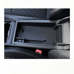 BIXUAN kompatibel mit Skoda Superb 3 MK3 B8 3V 2015-2020 Aufbewahrungsbox Organizer Superb 3 2019 Rutschfester Matte Mittelkonsole Auto Zubehör