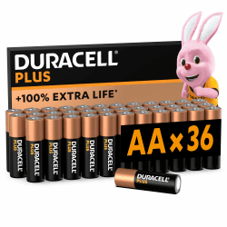 Duracell Plus Batterien AA, 36 Stück, langlebige Power, AA Batterie für Haushalt und Büro [Amazon exclusive]