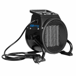 Güde Elektroheizer GEH 2000 P (2000 W, TÜV/GS, Heizstufen 1000/2000 W, Ventilatorfunktion, Gebläseleistung 197 m³/h, PTC-Keramik Heizelement, stufenloser Thermostat, Überhitzungsschutz, Tragegriff)