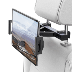 Shawe Tablet Halterung Auto, Universal Tablet Halterung Kopfstütze, 360° KFZ-Kopfstützen Halterung für 2022 iPad Pro 9.7, 10.5, 12.9, iPad Air Mini 2 3 4, Switch, Tab, Smartphone mit 4.7~12.9 Zoll