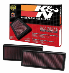 K&N 33-2474 Motorluftfilter: Hochleistung, Prämie, Abwaschbar, Ersatzfilter,Erhöhte Leistung, 2011-2019 (GLE, GLS, SL, CL, E, SL, G)