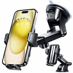 VANMASS 2024 【Neueste & Stärkste】 Handyhalterung Auto Militär-Klasse Handy Halterung Auto【Über 20KG Saugkraft】 Armaturenbrett Scheibe Autohalterung LKW für iPhone 16 Pro Max 15 14 Samsung S24 Android