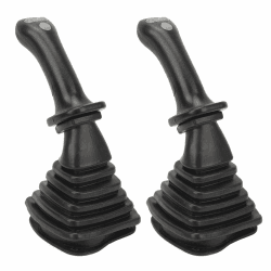 Bagger-Joystick-Kit, 2-teilig, 3-Tasten-Bagger-Joystick-Griffe mit Staubschutz, Ersatz für Doosan DH DX150 215 225 300 370 9C