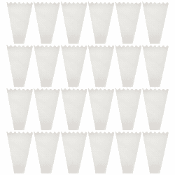 Blumen Verpackung Tüte Hochzeit Konfettizapfen Transparente Kegeltüten Geschenktüte 100 Stücke Kleine Cone Tüte Verpackungsmaterial zum Verpacken für Valentinstag Muttertag Vatertage