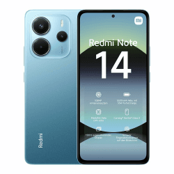 Xiaomi Redmi Note 14 Smartphone, 8 + 256GB, Blue, 108MP AI-Kamerasystem, 5500mAh Akku, 120Hz Augenschutzdisplay, AI-Funktionen (kein Ladegerät enthalten)
