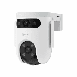 EZVIZ 3K+3K Dual Pan & Tilt WLAN Kamera, Kamera Überwachung aussen mit KI Personen-, und Fahrzeugerkennung, intelligente Verfolgung, Farbnachtsicht und wetterfest, H9c 5MP