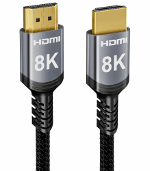 Sniokco 8K HDMI 2.1 Kabel 20Meter, 48Gbps High Speed HDMI® Kabel 0.01ms 4K 240Hz 165Hz 120Hz 8K 60Hz eARC Netflix HDCP 2.3 2.2 DTS:X HDR10+ Soundbar TV Monitor Projektor Roku Sky-Q PS5 X-box Blu-ray