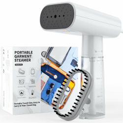 Vpcok Direct Steamer Dampfglätter Reise 1000W Dampfbürste mit 150ML Tank für vertikales, horizontales Dampf, Tragbares Handbügeleisen Dampfbügel schnelles Aufheizen, Faltenentfernung für Kleidung