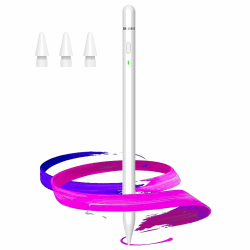 Pencil 1. Generation für iPad mit Schnellladeleistung & Neigungssensitivität Stift für iPad 2018-2024 iPad 6-10, Air 3-5, Mini 5-6, iPad Pro für Studenten Büroangestellte Designer Illustratoren