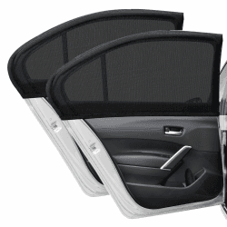 Sonnenschutz Auto Baby (2-Stück)-Autofenster Sonnenschutz, Universal Auto Seitenscheibe Heckscheiben, Blockieren UV Mücken schützen Kinder/Haustiere