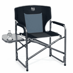 TIMBER RIDGE Campingstuhl Faltbar 180kg Regiestuhl klappbar mit Seitentisch Getränkehalter Angelstuhl Aluminium tragbar Ultraleicht nur 3.3kg für Camping Angeln Strand Picknick Garten Festival