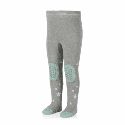 Sterntaler Unisex Baby Krabbelstrumpfhose Stanley Strumpfhose 80 Silber Mel.