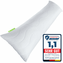 Hochwertiges Seitenschläferkissen - Langes Kissen für Seitenschläfer - Body Pillow - Körperkissen für Erwachsene mit Mikrofaser-Füllung (40 x 145 cm) - Ökotex - Schlafkissen Waschbar