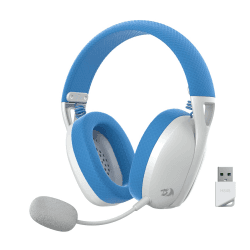 Redragon H848 Bluetooth Drahtloses Bluetooth-Gaming-Headset – Leichtgewichtig – 7.1 Surround Sound – 40 mm-Treiber – Abnehmbares Mikrofon – Multiplattformen für PC, PS5/4/3, Switch, Handy