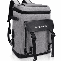 Vogshow Kühlrucksack Großer, Kühltasche Isolierter Picknickrucksäcke, Mehrzweck Thermo Rucksäcke für Camping, Familien-Outdoor, BBQ, Einkaufen, Reisen, Angeln und Strand