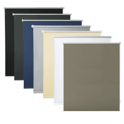 WOLTU Verdunklungsrollo ohne Bohren Taupe 90x160cm (BxH), Thermorollo Klemmfix Fensterrollo Seitenzugrollo easyfix Verdunkelung Rollos Sichtschutz und Sonnenchutz, Klemmrollo für Fenster & Tür Taupe H160 x B90 cm (1er Pack)