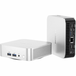 GEEKOM A8 Mini PC, AMD Ryzen 9 8945HS (8 Kerne 16 Threads, bis zu 5,2 GHz) Mini Gaming PC Windows 11 Pro 32 GB DDR5 2TB SSD | AMD Radeon 780M | Wi-Fi 6E | BT5.2 | 8K | AI |