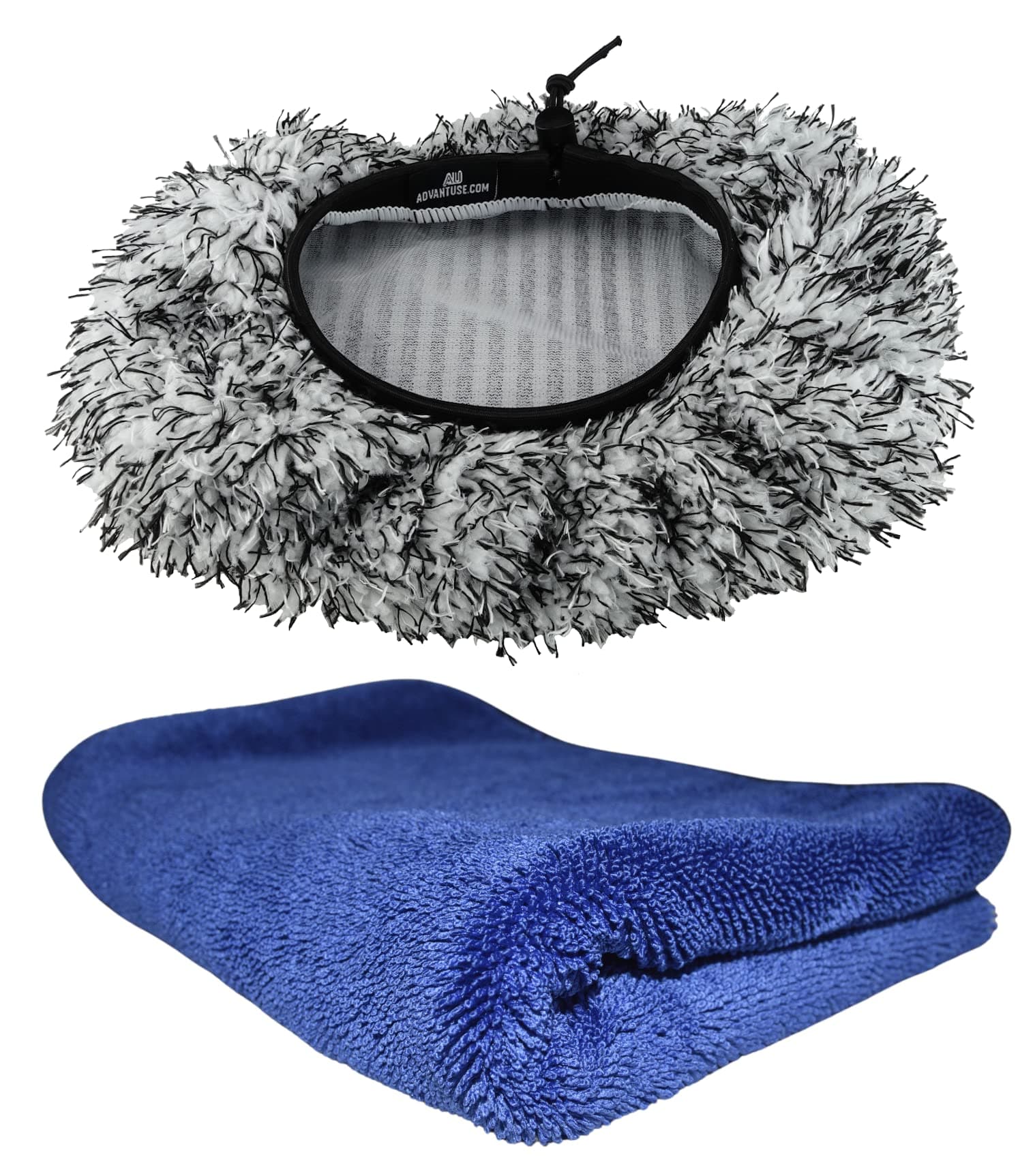 ADVANTUSE - Brush Cover - Bürstenüberzug für Waschpark-Bürsten (Brush Cover mit Trockentuch XL)
