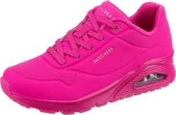 Skechers Damen UNO-Night Shades Sneaker 40 EU Hot Pink Durabuck