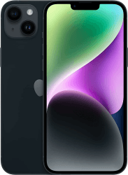Apple iPhone 14 Plus 128 GB - Mitternachtsblau (Generalüberholt)