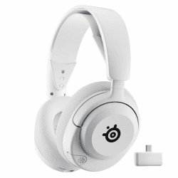 SteelSeries Arctis Nova 5P Wireless - Gaming Headset Multi-System - Magnetische Neodym-Treiber - Über 100 Audio Presets - 60 Std. Akkulaufzeit -2,4 GHz oder BT -ClearCast Gen2.X-Mikr -PS5,PS4,PC -Weiß