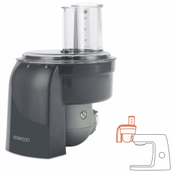 Kenwood KAX400PL Würfelschneider - Zubehör für Kenwood Küchenmaschinen, geeignet für alle Chef Maschinen, Grau