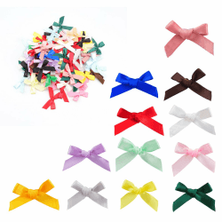 LERANXIN Schleife, 200 Stücke Schleifen, Geschenkschleife, Geschenk Schleife(Farben mischen), für Scrapbooking, zur Herstellung von Haarschleifen und Können Auch Als Dekoration