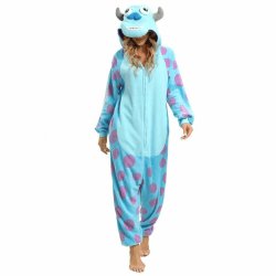 LABULA Tieroutfit Cosplay Jumpsuit Pyjamas Unisex Erwachsene Tierkostüme Sully L