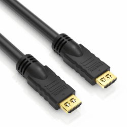 PureLink PI1000-200 HDMI Verbindungskabel (2K FullHD (1080p), Ethernet), HDMI-A Stecker auf HDMI-A Stecker, zertifiziert, 20,0m, schwarz