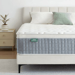 SZSL Indulge IN Comfort Matratze 180x200 cm H4 H3 Höhe 24cm 7-Zonen Federkernmatratze mit Schaumstoff Öko-Tex Zertifiziert Orthopädische Taschenfederkernmatratze 100 Nächte Probeschlafen