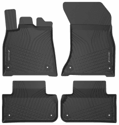 WALSER Premium Fussmatten Auto kompatibel mit Audi Q5 05/2016-Heute, Q5 Sportback 11/2020-Heute, 100% passgenaue Gummimatten Auto - Made in EU, robuste Fußmatten Auto, Auto Fußmatten, Fußmatte Auto