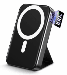 Powerbank für Magsafe, Magnetische Power Bank, PD 22.5W Schnellladung Kabellose Powerbank mit USB-C-Eingänge＆Ausgang und LED-Display für iPhone 16/15/14/13/12/Pro/Pro Max Serie