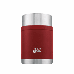 Esbit Thermobehälter Sculptor für Essen - Warmhaltebehälter 750 ml in Burgundy - aus Edelstahl für warme und kalte Speisen
