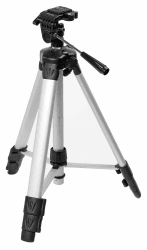 Stanley Fotostativ, Aluminium, drei Gleitfüße, Säule (44cm bis 140cm, 1/4 Zoll Gewinde, Plateau neigbar) 1-77-201