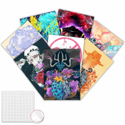 GTOTd Anime Fruit Poster 8 Stück 42 x 29cm (16.5" x 11.4") Anime Merch Party Ungerahmte Version HD Leinwanddruck Poster für Wohnzimmer Schlafzimmer Club Wand Kunst Dekor