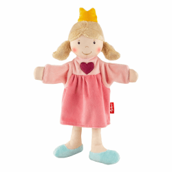 sigikid 43045 Handspielpuppe, pink/Prinzessin, OneSize